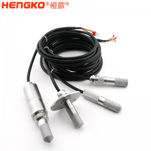 I2C 防水環(huán)境監(jiān)測系統(tǒng)不銹鋼316L保護(hù)土壤溫濕度傳感器探頭