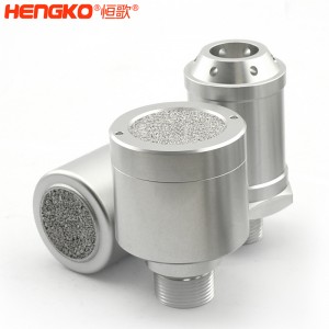 恒歌定制孔徑0.2-120μm不銹鋼氣體傳感器防爆外殼，耐腐蝕防水金屬過濾器