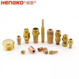 工廠直銷(xiāo)供應(yīng)1/8″ 1/4″ HSCQ/HSET燒結(jié)銅氣動(dòng)排氣消聲器消音器 降噪